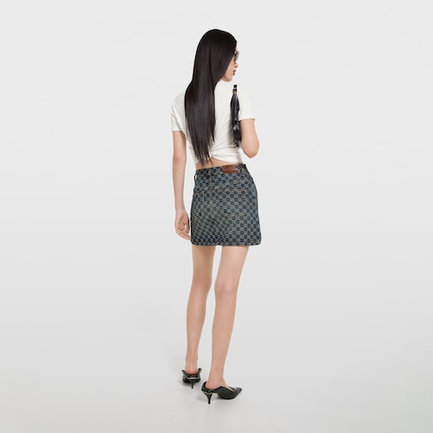 GUCCI クレスト付き コットンジャージー Tシャツ