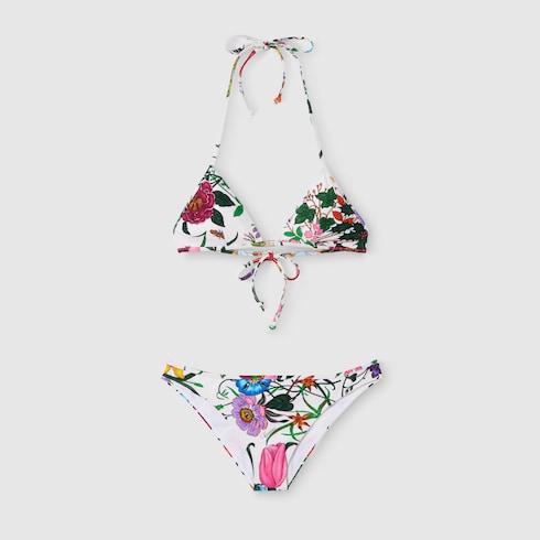 Bikini in jersey sparkling stampato