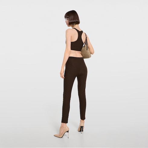 Leggings in jersey GG jacquard