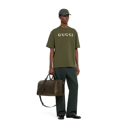 T-Shirt aus Baumwolljersey mit Stickerei