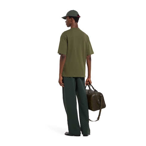 T-Shirt aus Baumwolljersey mit Stickerei