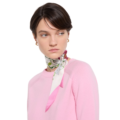 Nastro in twill di seta stampato