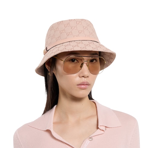GG canvas bucket hat