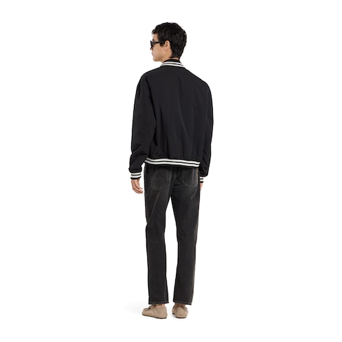 Wendbare Jacke aus Nylontwill mit Reißverschluss