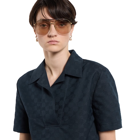 GG cotton gabardine T-shirt