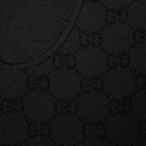 Elastic GG jacquard tank top 