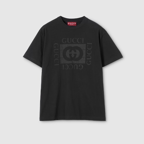 Cotton jersey T-shirt with print