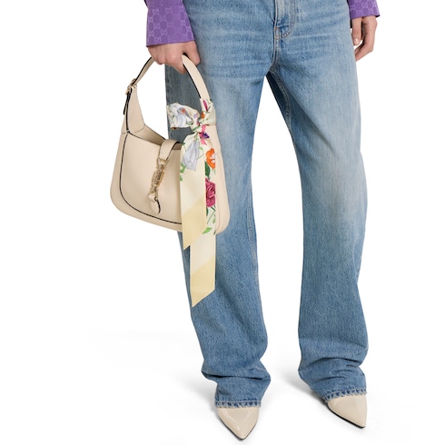 Cinta de sarga de seda estampada