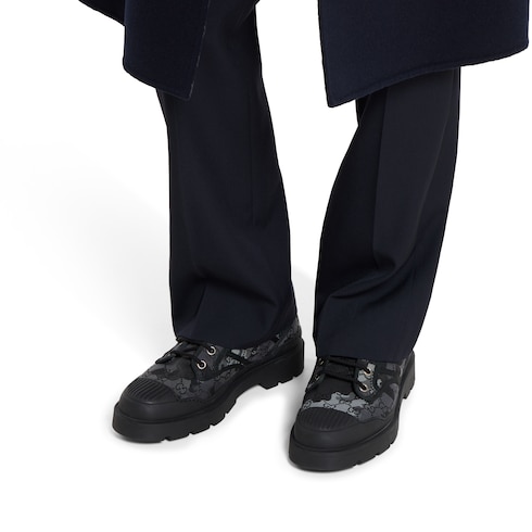 Chaussures à lacets avec bande Web pour homme