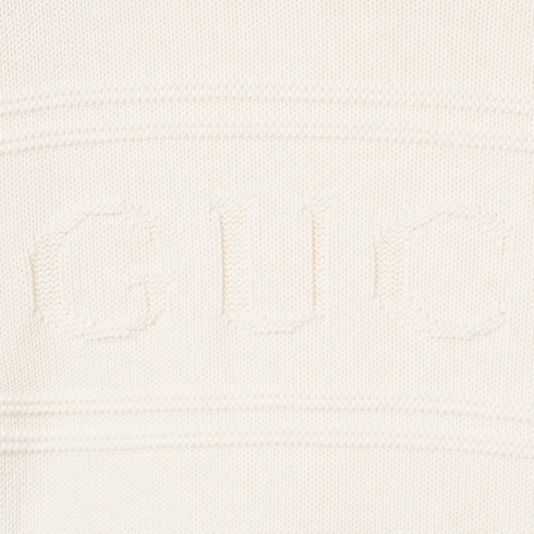 Pullover aus Baumwoll- und Wollstrick mit Intarsie