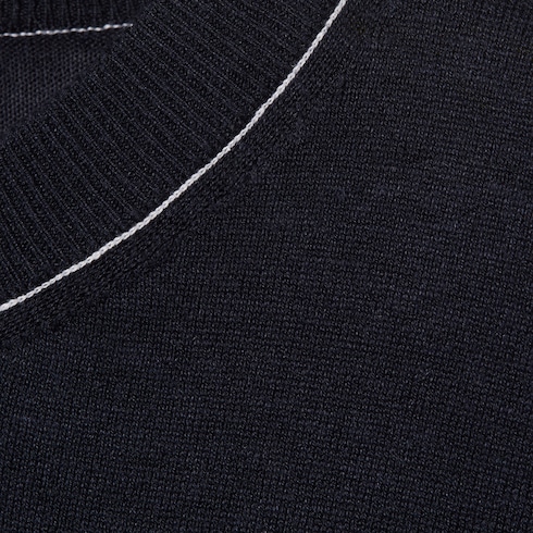 T-shirt en maille de soie et lin avec imprimé