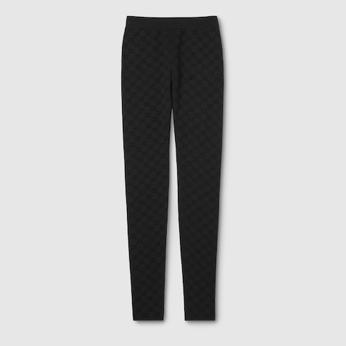 Elastic GG jacquard leggings