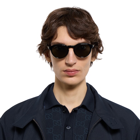 Gafas de sol con marco redondo