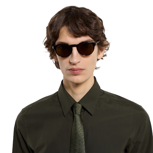 Gafas de sol con montura redonda