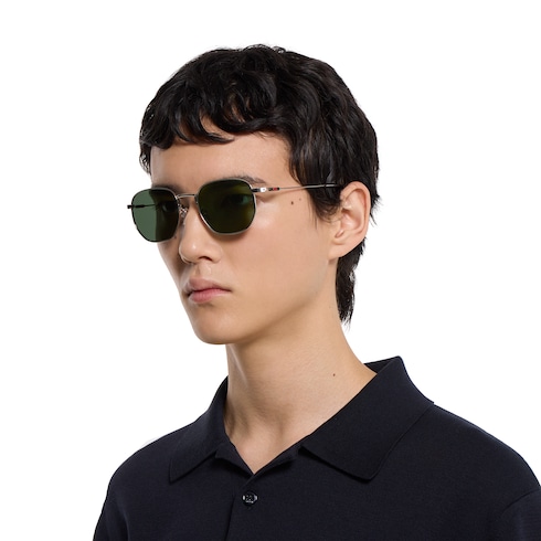 圆形镜框太阳眼镜