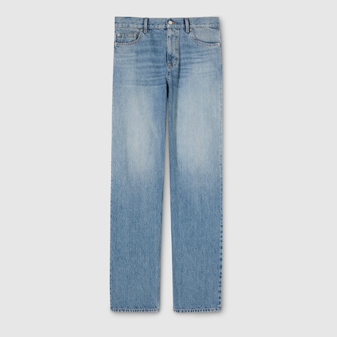 Pantalon en denim de coton