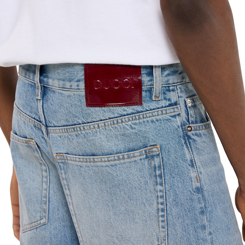 Pantalón de denim de algodón