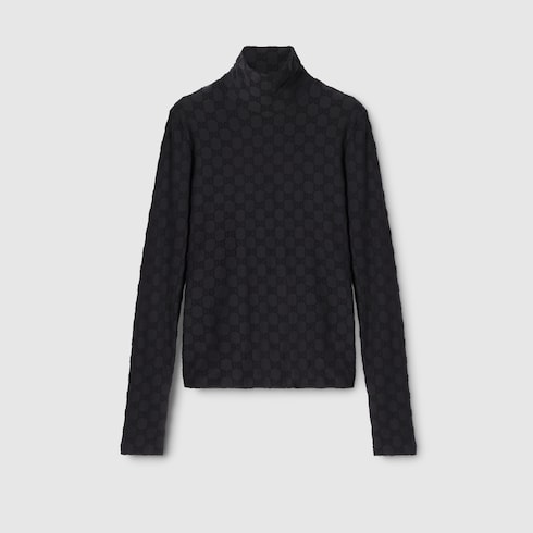 Camiseta de punto elástico con GG