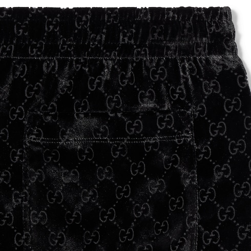 Pantalón deportivo de terciopelo con GG