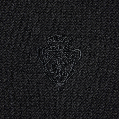 자수 코튼 피케 폴로 셔츠