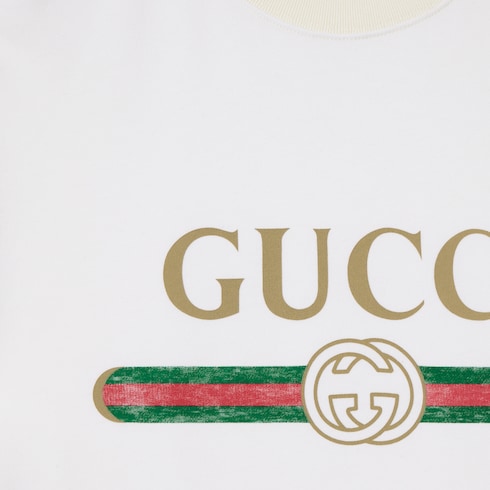 Sweat-shirt en mélange de cachemire avec imprimé