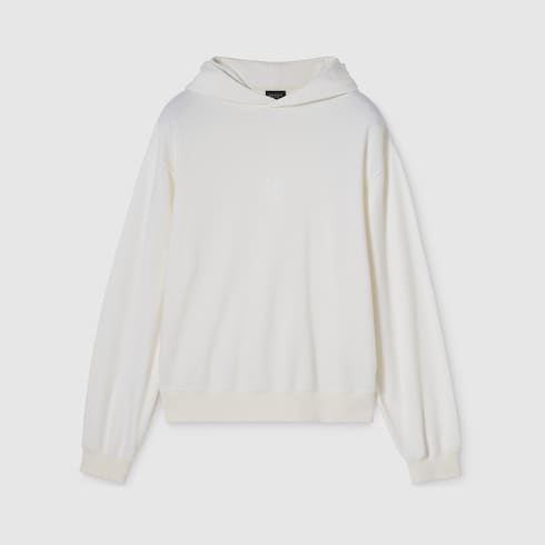 Sudadera de mezcla de cashmere con bordado