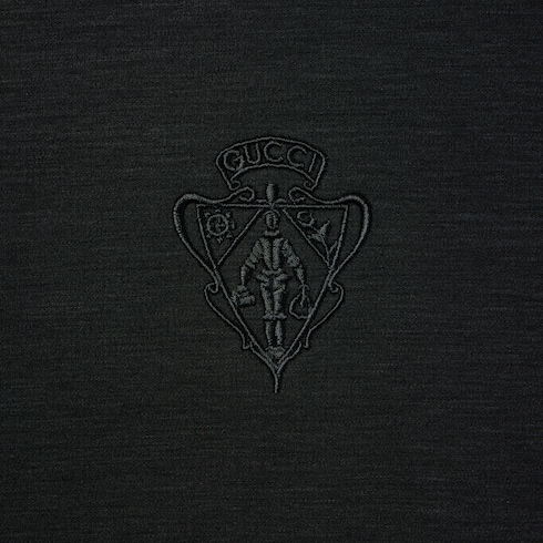 Soft rayon jersey T-shirt with embroidery