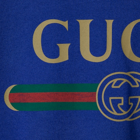 Playera de mezcla de jersey y seda con estampado