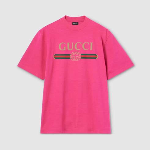 T-shirt en jersey en mélange de soie avec imprimé