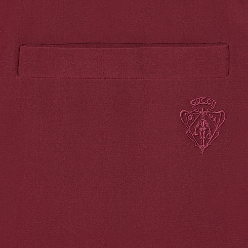 Silk crêpe de chine pants