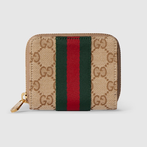 GG zip around wallet with Web
