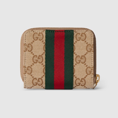 ウェブ付き GG ジップアラウンドウォレット