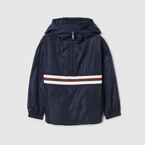 Children's nylon jacket with Web