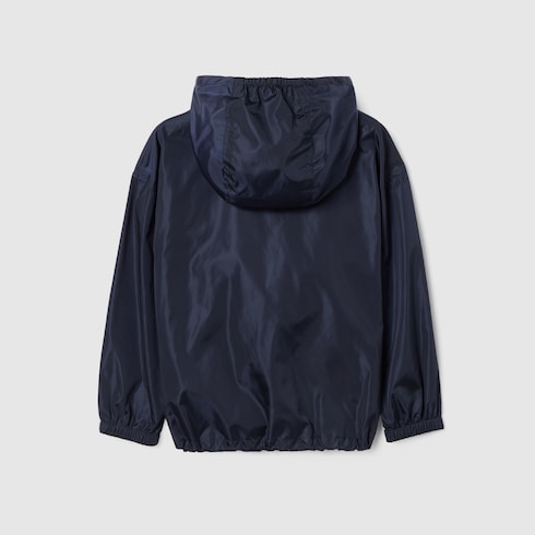 Chaqueta infantil de nylon con tribanda Web