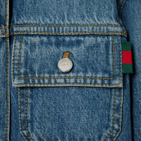 Children's bleached denim jacket