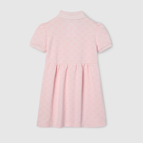 Vestido infantil de algodón con GG
