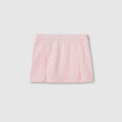 Minigonna bambino in cotone GG