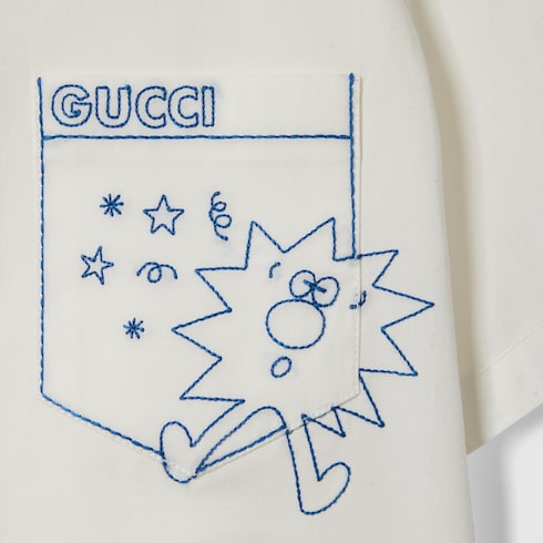 Chemise pour enfant en popeline de coton