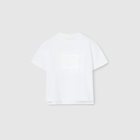 T-shirt neonato in cotone con stampa