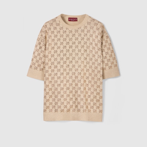 Maglione in lana cashmere con cristalli