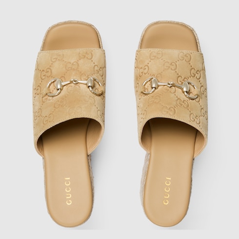 Alpargata con plataforma plana y Horsebit para mujer