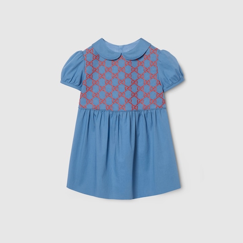 Robe pour bébé en coton avec broderies