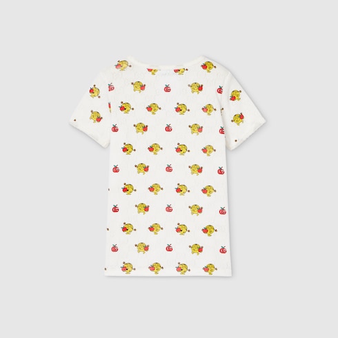 Children's printed GG cotton T-shirt