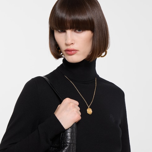 Gucci Crest系列吊坠项链