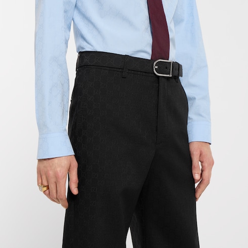 Pantalon en laine GG