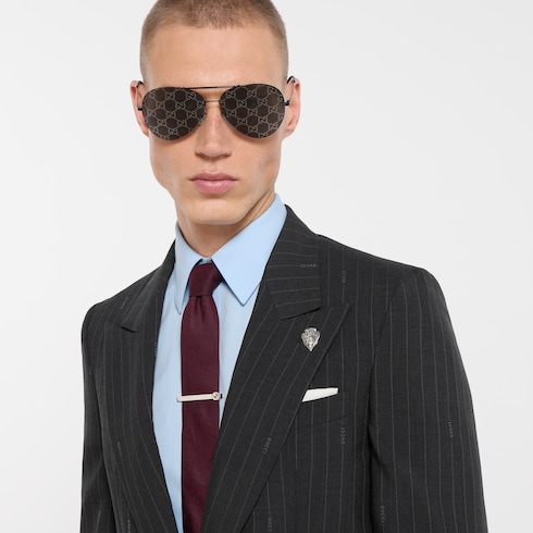 Gucci pinstripe wool jacket