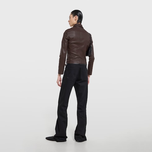 Jacke aus Stretch-Nappaleder mit Waschung