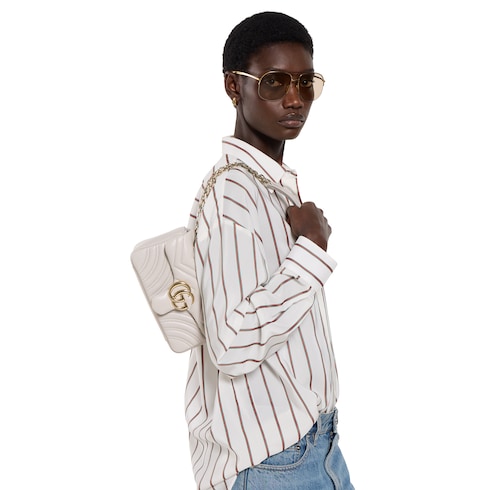 Bolso de hombro GG Marmont tamaño pequeño