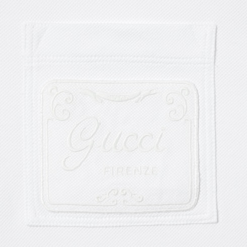 Cotton piquet polo shirt with embroidery