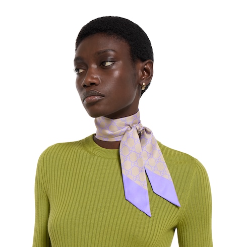 GG silk twill ribbon